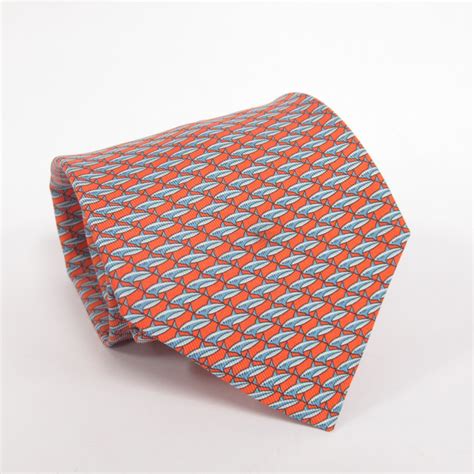 hermes shark tie|hermes silk ties.